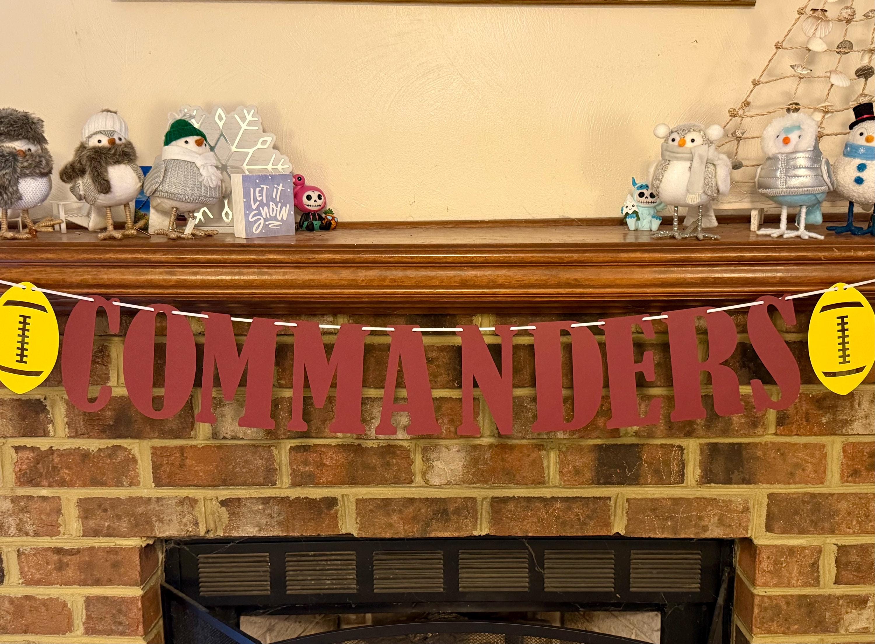 Commanders Decor Washington Commanders Banner - Etsy