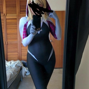 Gwen Stacy Spider-Gwen Suit | Spider-Verse Spider-Woman Costumes