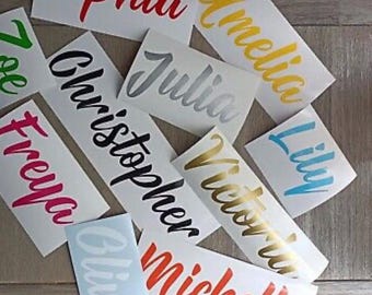 PERSONALISED adhesive vinyl label stickers