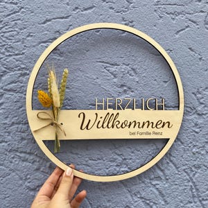 Couronne de porte découpée au laser fichier SVG couronne de famille cercle familial accueil chaleureux fichier laser de couronne de bienvenue
