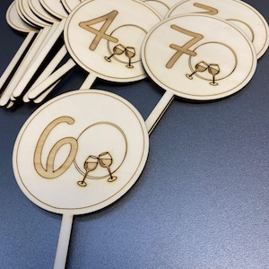 Cake Topper Birthday Wedding Anniversary Lasercut File SVG File Gift