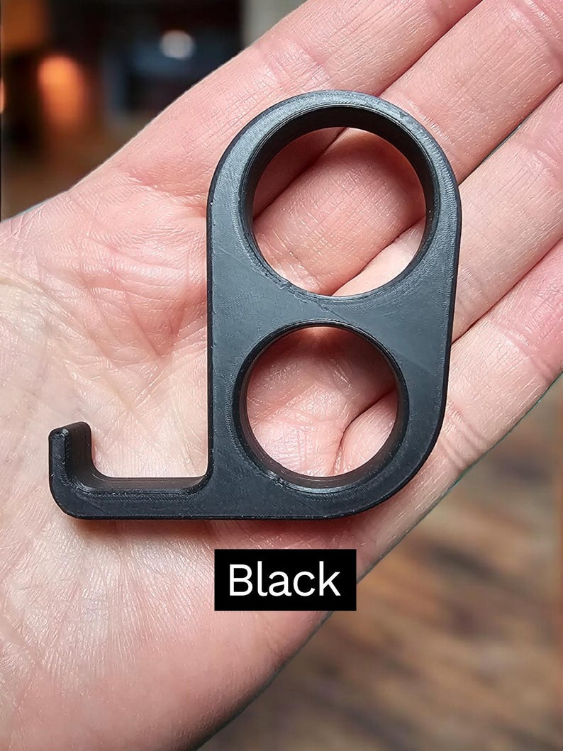 Pinky Saver for Cell Phones, 3D Printed, Phone Accessory, Great Gift for Scrollers Black