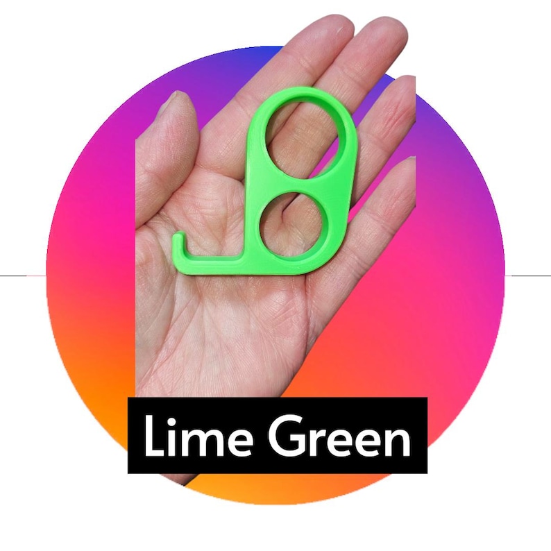 Pinky Saver for Cell Phones, 3D Printed, Phone Accessory, Great Gift for Scrollers Lime Green