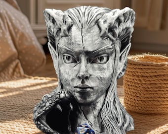 Elven Dice Tower & Drink Holder – 3D Printed PETG | Gaming Accessory - Great Gift for Gamer - Gaming Decor