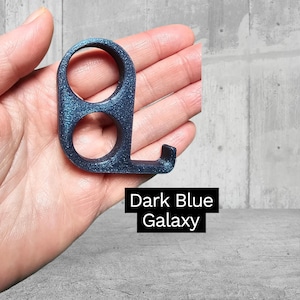 Pinky Saver for Cell Phones, 3D Printed, Phone Accessory, Great Gift for Scrollers Dark Blue Galaxy
