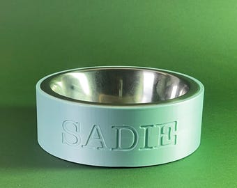 Customizable 3D Printed Pet Bowl: Personalized Cat and Dog Bowl