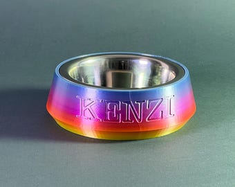 Custom 3D Printed Pet Bowl: Personalized Cat and Dog Bowl
