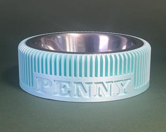 Comedero personalizado para mascotas impreso en 3D: Comedero personalizado para perros y gatos