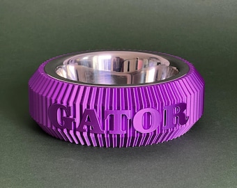Personalized 3D Printed Pet Bowl: Custom Cat & Dog Food Bowl