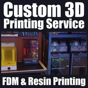 Custom 3D Printing Service - 3D Printed Parts, Prototyping, PLA, PETG, Resin - Upload Your STL
