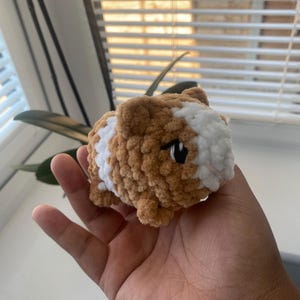 Custom Crochet Guinea Pig Plushie: Handmade Amigurumi Nursery Decor