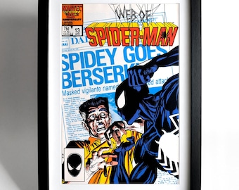Framed Web of Spider-Man #13 Comic Book Art