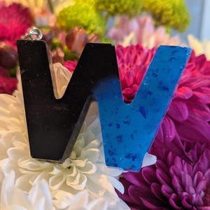 Various  Letter W alphabet keyrings