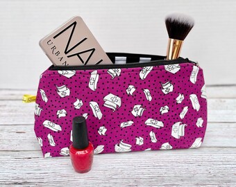 Nursing Zippered Cosmetic Bag