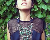 recyled paper & safety pins