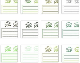 INSTANT DOWNLOAD Froggie 14 page Paper Pack