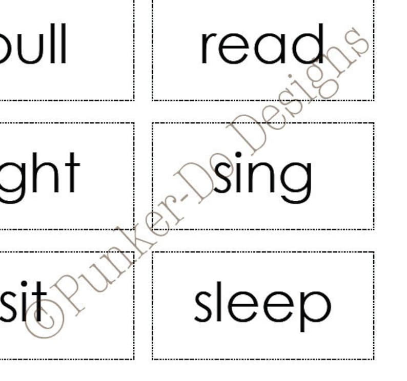 second grade sight word dolch flash cards printable pdf by etsy