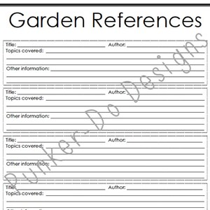 INSTANT DOWNLOAD Gardening Journal Binder Planner Printable PDFs 25 pages by PunkerDo Designs image 1