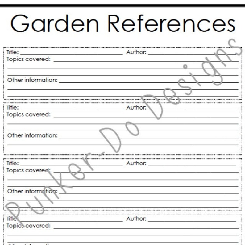 INSTANT DOWNLOAD Gardening Journal Binder Planner Printable PDFs 25 pages by PunkerDo Designs image 1