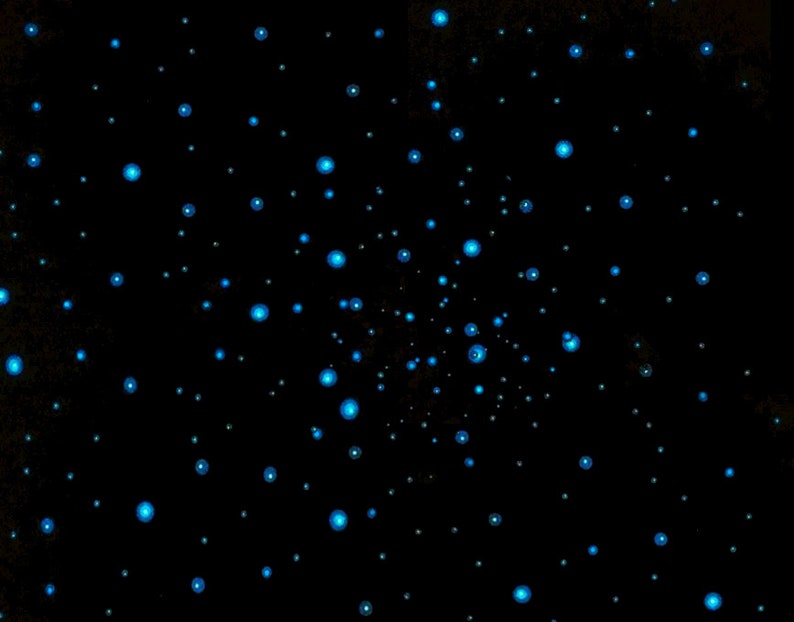 Glow in the Dark Outer Space Ceiling Mural Beautiful Milky image 4