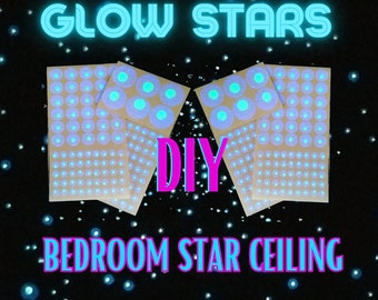 Realistic Glow in the Dark Ceiling Stars Kit for Larger Rooms, 600+ Stars