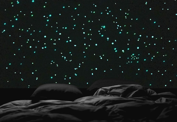 Glow in The Dark Stars Stickers - Realistic Ceiling Decals