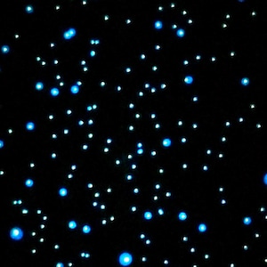 Glow in the Dark Ceiling Stars: Hand Painted Halo Star Decals