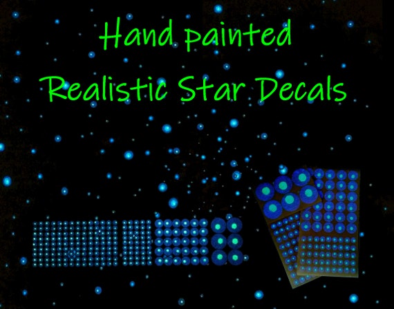 600 Realistic Glow in the Dark Ceiling Stars for Full Bedroom Ceiling, Peel and Stick Star Stickers