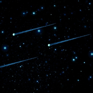 Glow in the Dark Comet Decals: Star Ceiling Decor (Set of 3)
