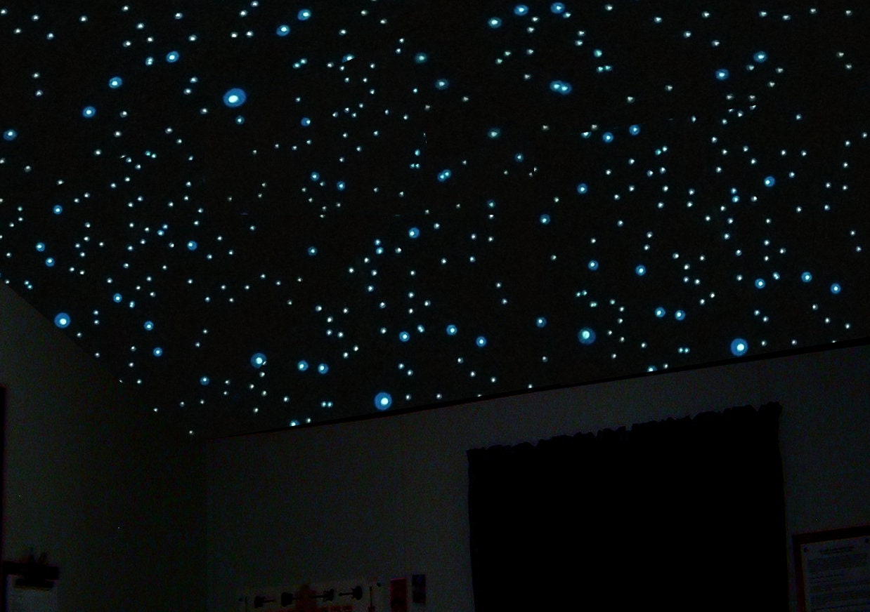Glow in the Dark Ceiling Stars Create a 