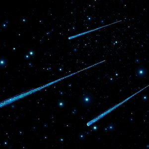 Glow in the Dark (24") Shooting Stars with Ceiling Star kit | The Most Realistic Glow Star outerspace Decals for your night sky star mural