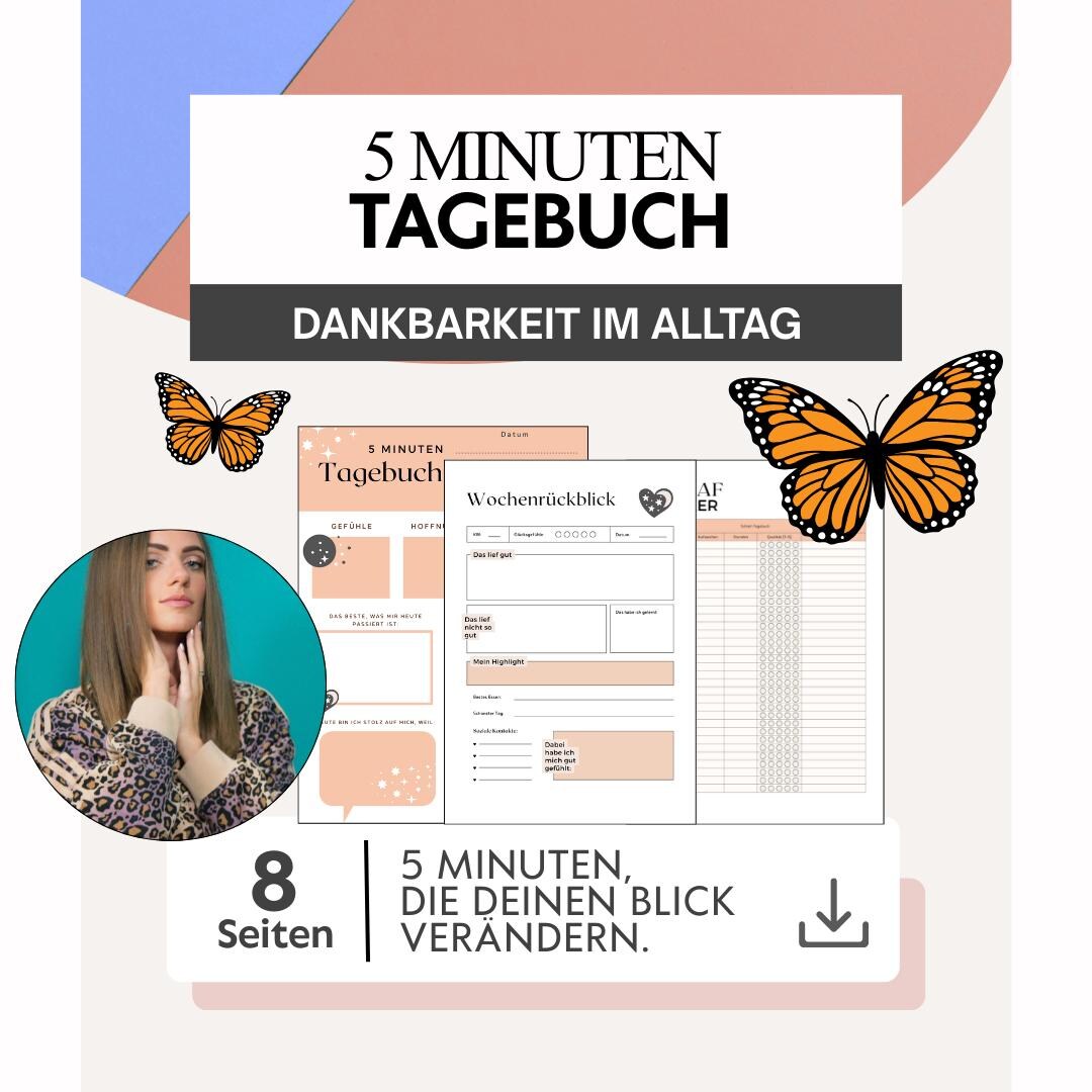 5-minute Diary – Gratitude Journal for More Mindfulness & Positive ...