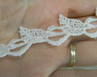 Veil Wedding Veil 27"Venetian lace Edge Ready to Ship