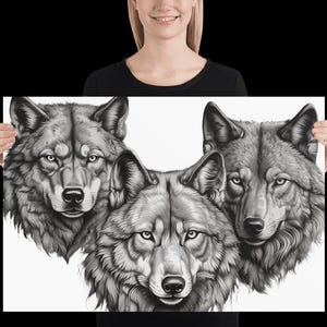 Wolfskopf PNG Bundle - 10 hochwertige Bilder