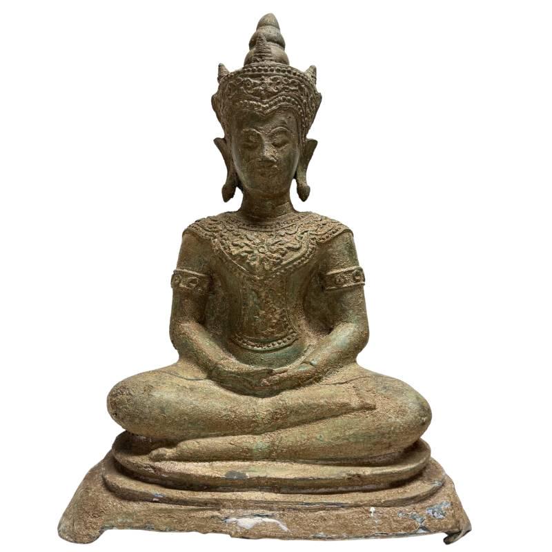 19世紀の東南アジアのアンティーク青銅製仏像 - Etsy 日本