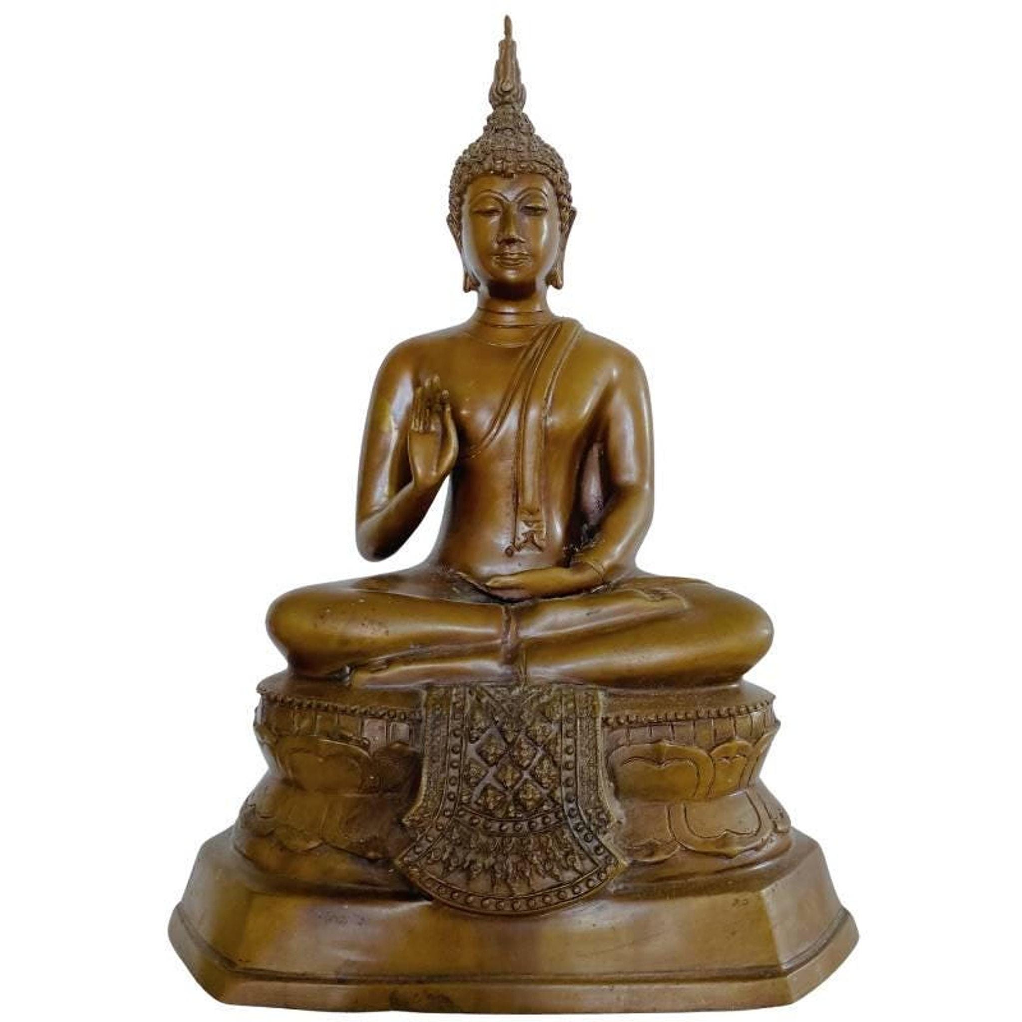 タイの青銅製瞑想仏像、アンティーク・ラタナコーシン像 - Etsy 日本