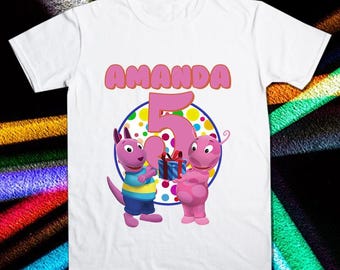 Personalized Backyardigans Birthday Iron On Transfer – DIY Shirt (PNG)