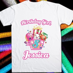 Shopkins Iron On Transfer Printable File - Shopkins Iron On Transfer Shirt - Shopkins DIY Birthday Shirt - High Resolution PNG Images