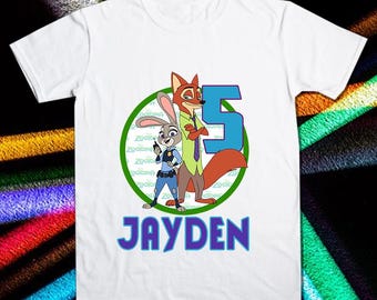 Zoo Birthday Shirt Iron On Transfer – Personalized PNG File (Digital Download)