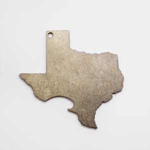 Texas-Shaped 14ga Stainless Steel Bottle Opener – Made in USA