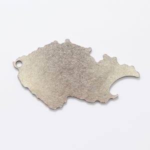 Czech Republic-Shaped 14ga Stainless Steel Bottle Opener – Made in USA