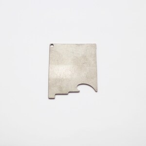 New Mexico-Shaped 14ga Stainless Steel Bottle Opener – Made in the USA