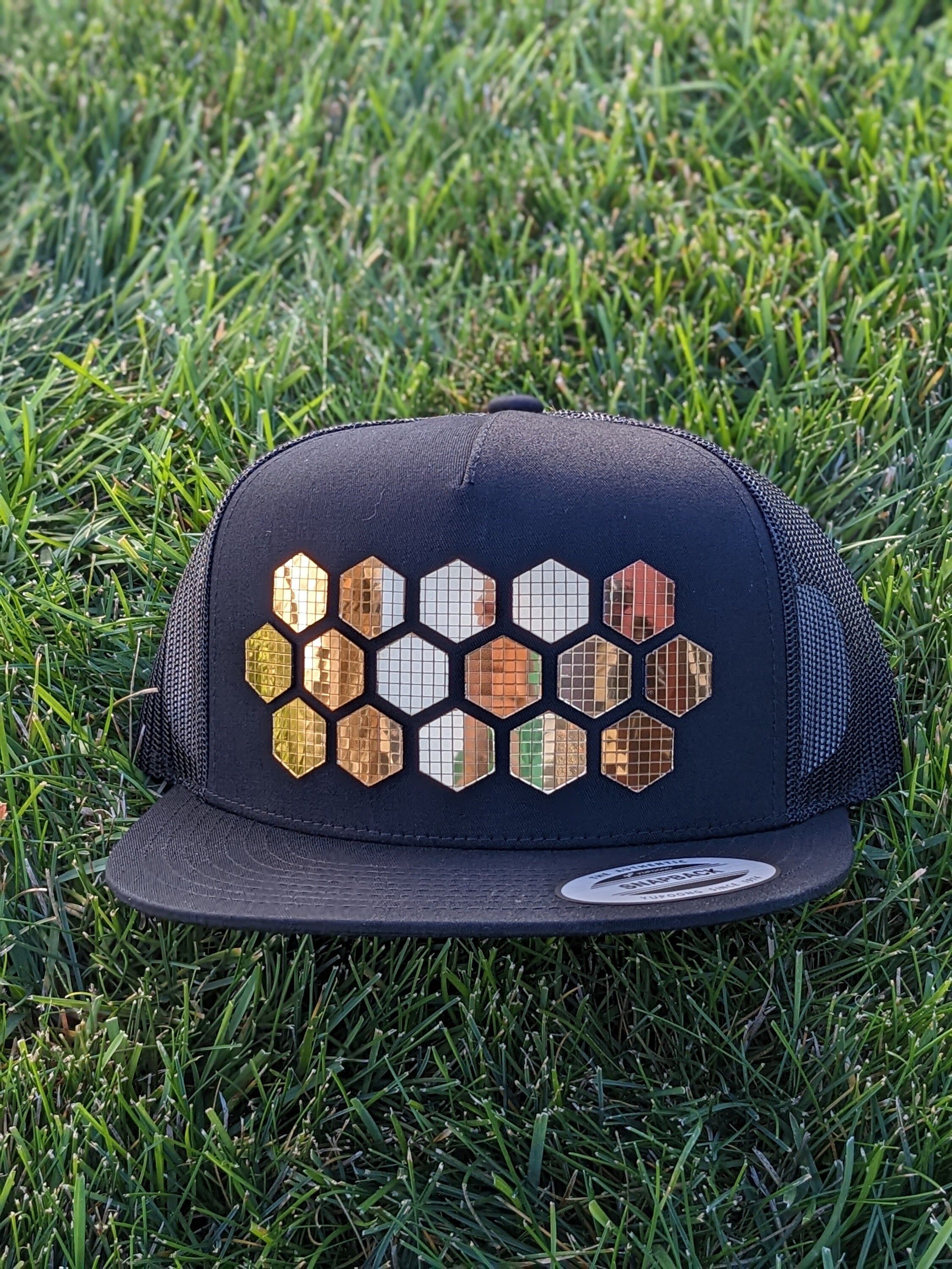 Custom painted Bassnectar hat Custom Airbrush Baseball Trucker Hat – Airbrush Shop main image 2