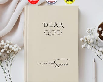 Dear God Personalized Prayer Journal, Custom Prayer Notebook, Christian Faith Journal, Minimalist Devotional Diary, Meaningful Gift for Mom