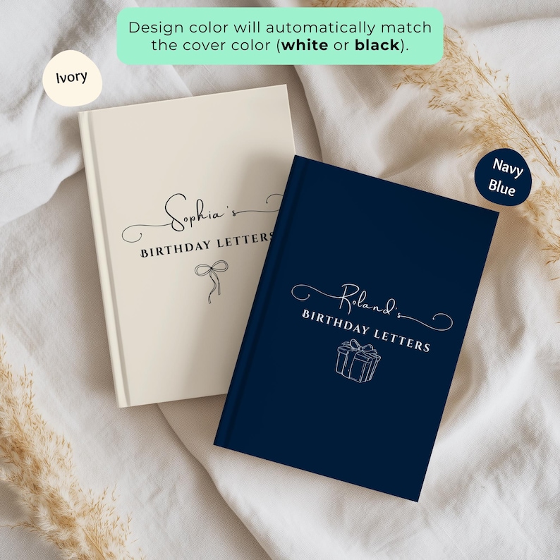 Personalized Birthday Letters Journal, Custom Name Keepsake Book ...