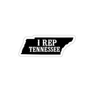 Tennessee Pride Die-Cut Stickers, Custom Car Decor, Laptop Stickers, Souvenir for Tennessee Lovers, Gift for Travelers, State Pride