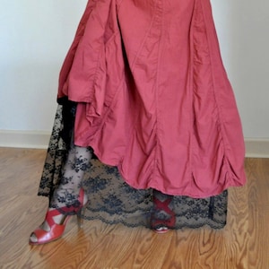 Red polka dot skirt extender shop