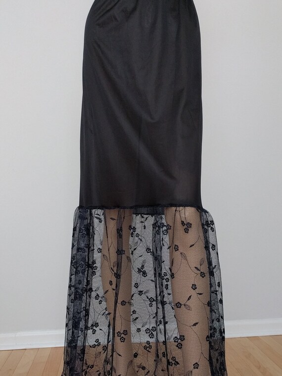 navy slip skirt