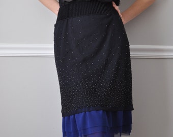 navy blue dress extender DLAA Lace Slip Extender Dress Like An Angel