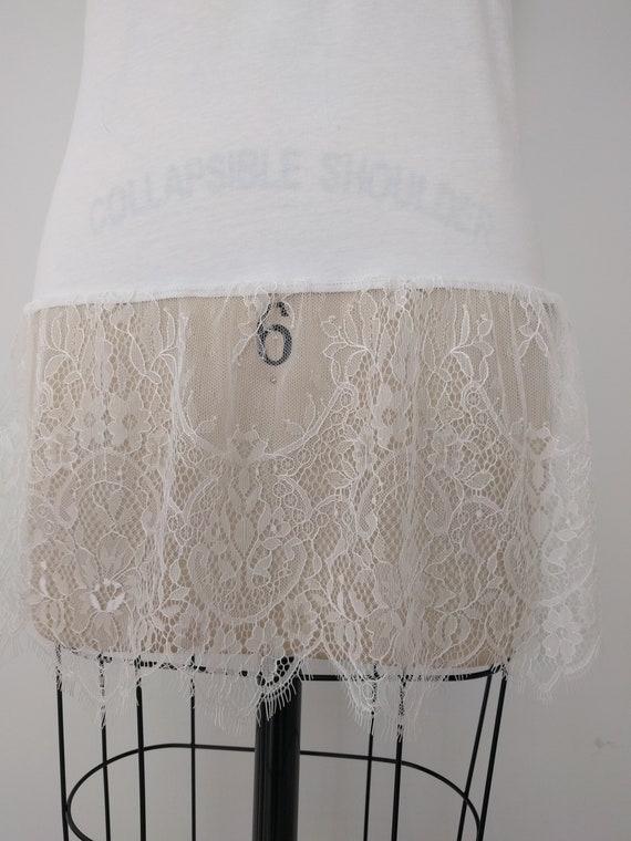 Shirt Extender White Lace Camisole, Top Slip Extender, Dress Extenders, White  Lace Top Extender, Size S-XXL - Etsy